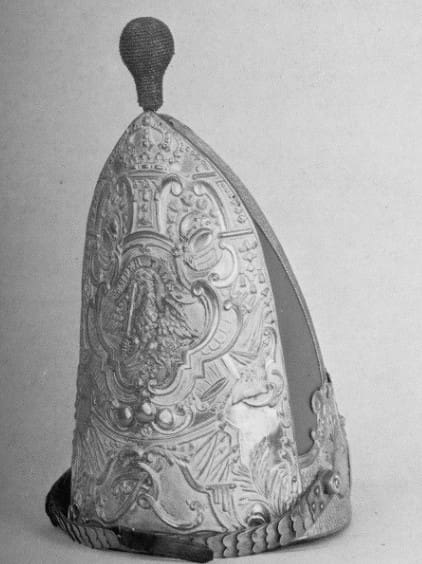 Officer’s Mitre of the 1st Foot Guards, 1st and 2nd Battalions after 1894