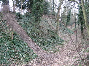 The burh wall at Wallingford, Oxfordshire