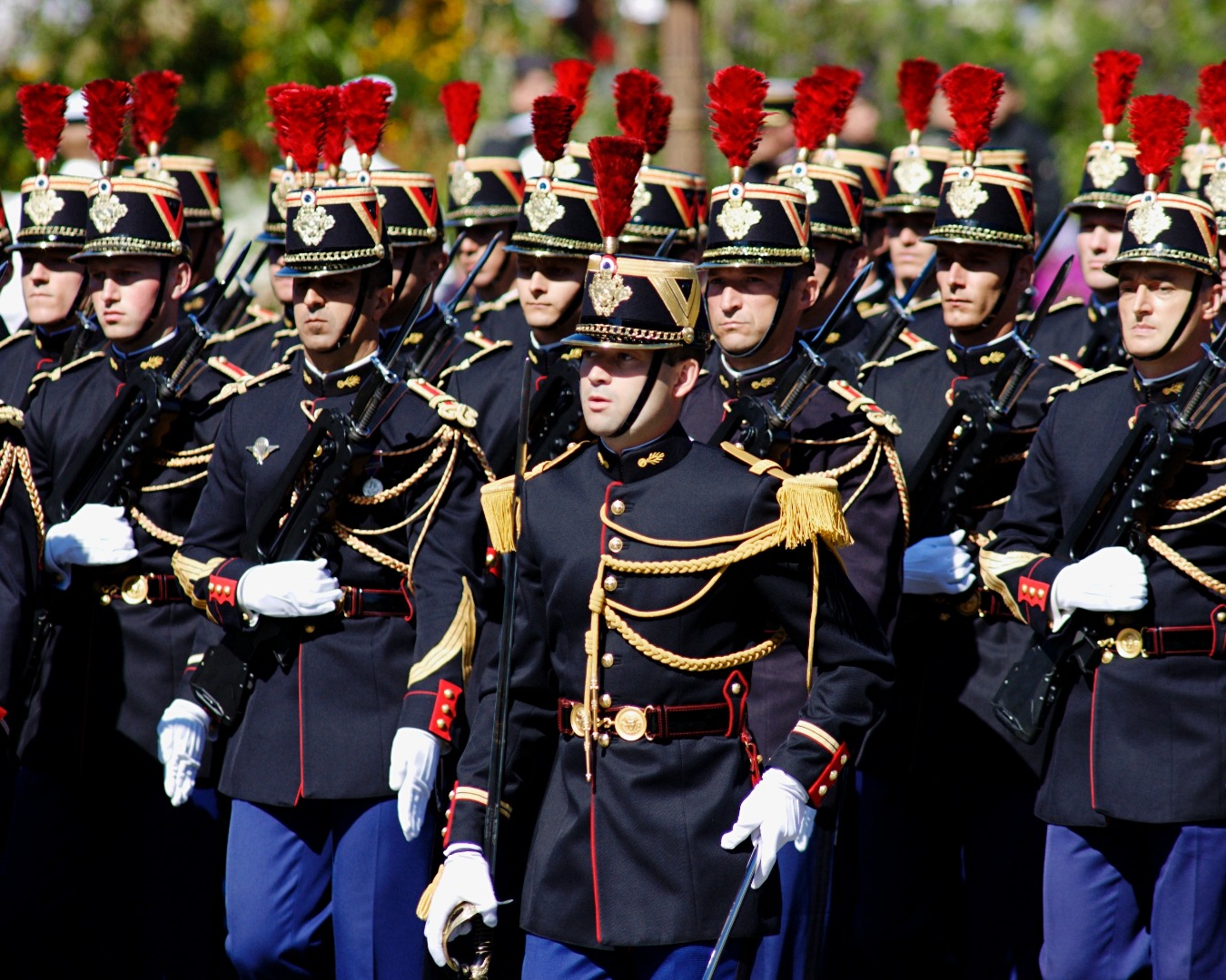 The 1st Infantry of the French Republican Guard