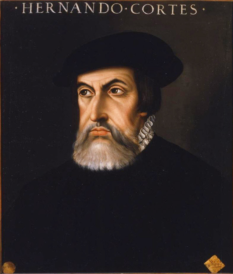 An anonymous portrait of Hernán Cortés (1485-1547