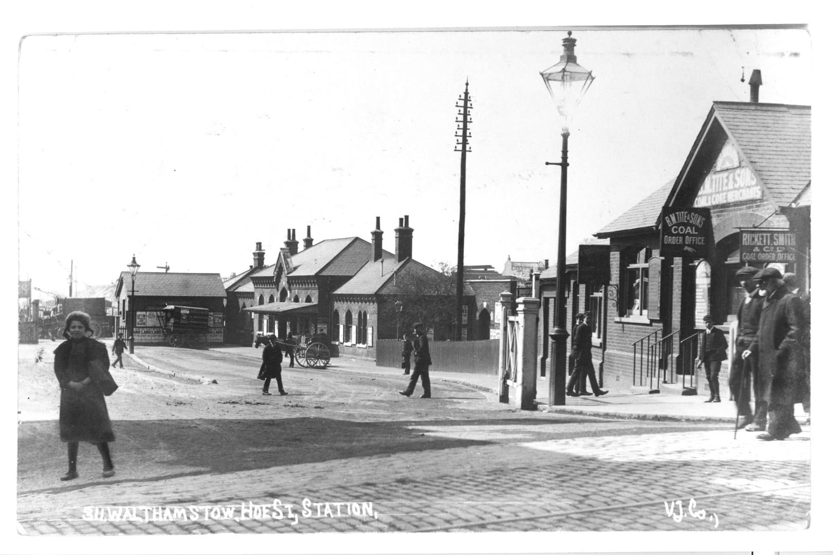 Hoe Street Station, Walthamstow in the early twentieth century
