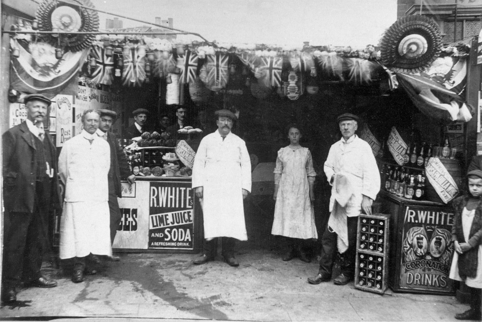 Ernest Rolfe's stall on Walthamstow high street